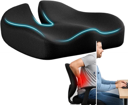 Premium Ergonomic Cushion – All-Day Comfort & Posture Support | وسادة مريحة فاخرة – راحة طوال اليوم ودعم للجلوس الصحي