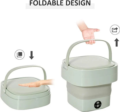Mini Portable Washing Machine Foldable – Home & Travel – UAE | غسالة ملابس صغيرة محمولة قابلة للطي – للمنزل والسفر – الإمارات