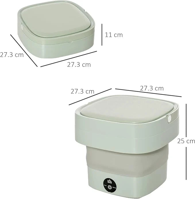 Mini Portable Washing Machine Foldable – Home & Travel – UAE | غسالة ملابس صغيرة محمولة قابلة للطي – للمنزل والسفر – الإمارات